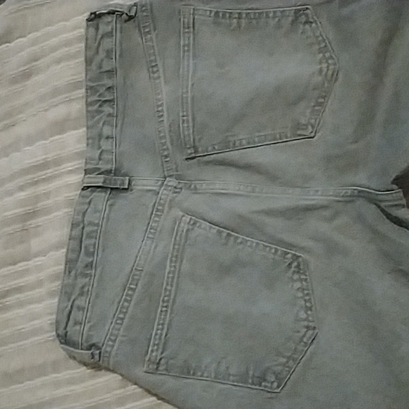 SLIM FIT HI RISE RIPPED JEANS LIGHT GRAY - Picture 6 of 7